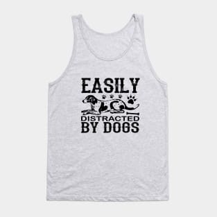 Easily Distracted by dogs Tank Top